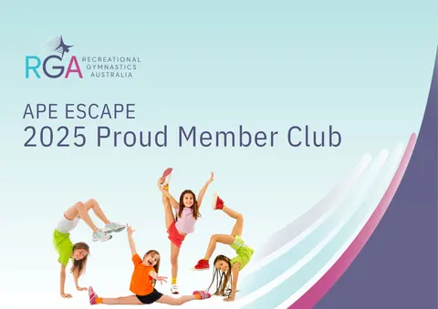 Recreational Gymnastics Australia 2025 Member Club certificate